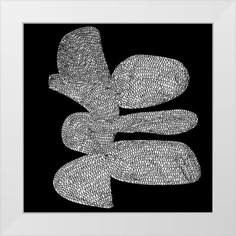 Craft White Modern Wood Framed Art Print by Hobday, Dan