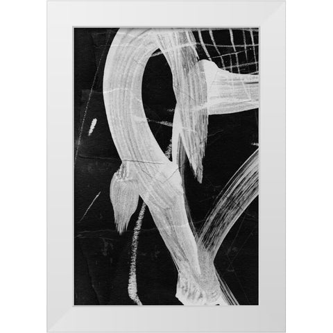 Sinking White Modern Wood Framed Art Print by Hobday, Dan