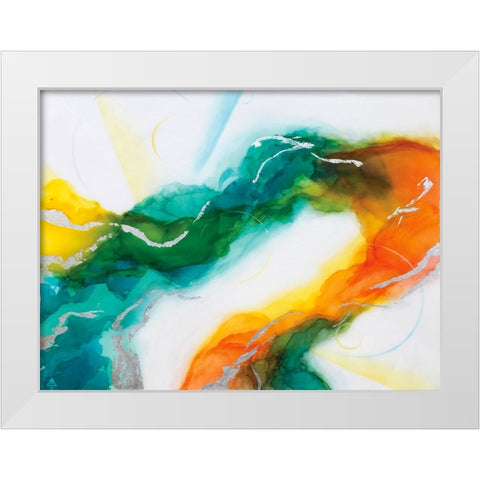 Adaptive Optics White Modern Wood Framed Art Print by Storms, Alyson