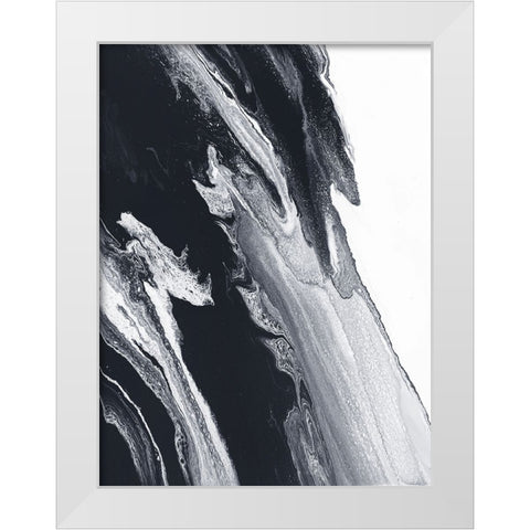 Blackandwhitestorm Std White Modern Wood Framed Art Print by Storms, Alyson