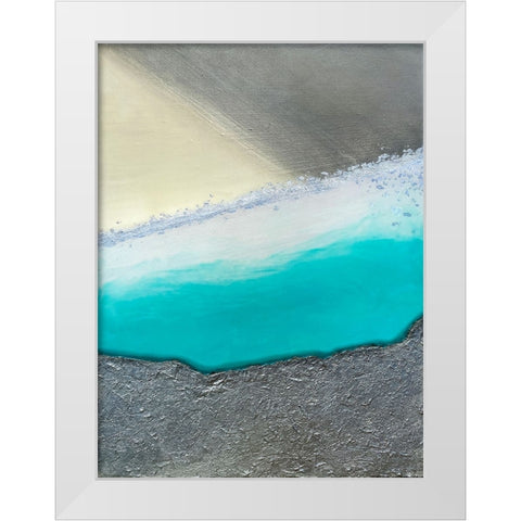Desert Oasis 1 White Modern Wood Framed Art Print by Storms, Alyson