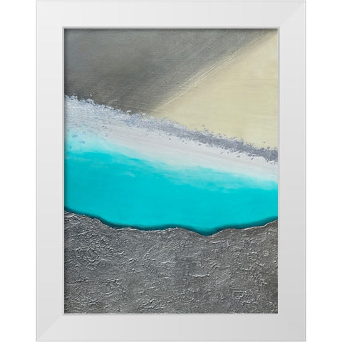 Desert Oasis 2 White Modern Wood Framed Art Print by Storms, Alyson