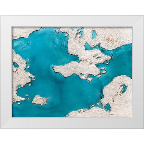 Great Barrier Reef White Modern Wood Framed Art Print by Storms, Alyson