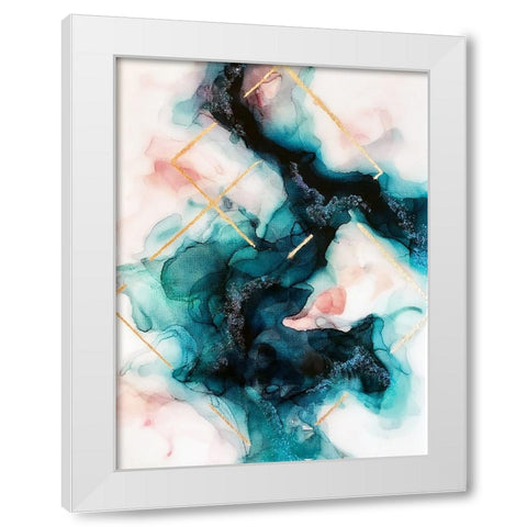 Illumination White Modern Wood Framed Art Print by Storms, Alyson