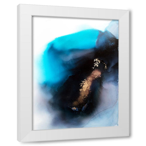 Inception White Modern Wood Framed Art Print by Storms, Alyson