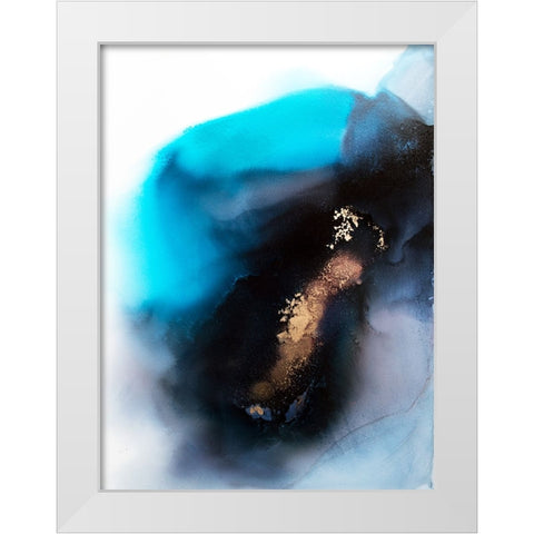 Inception White Modern Wood Framed Art Print by Storms, Alyson