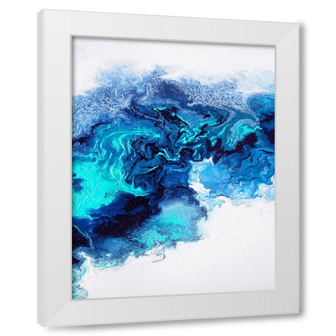 Rainbow Smoke 1 White Modern Wood Framed Art Print by Storms, Alyson