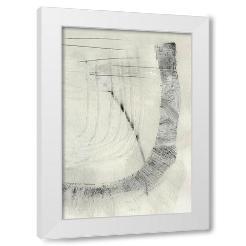 Real No2 White Modern Wood Framed Art Print by Hobday, Dan