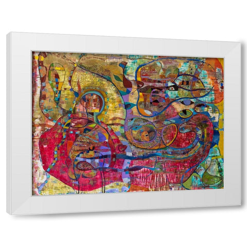 Baby White Modern Wood Framed Art Print by Loebelsohn, Alise