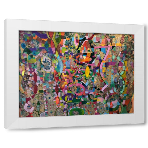 Moving up White Modern Wood Framed Art Print by Loebelsohn, Alise