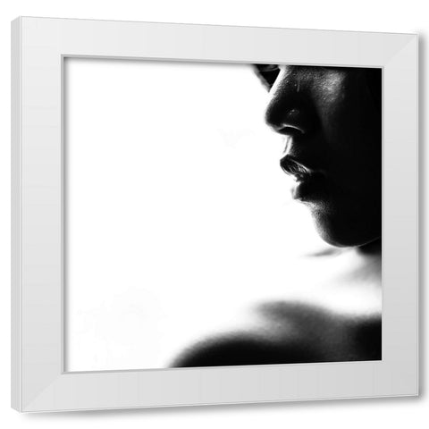 Excite White Modern Wood Framed Art Print by wahyu adi, bonifasius