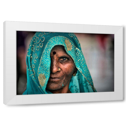 Monsoon White Modern Wood Framed Art Print by Gebbia, Salvatore