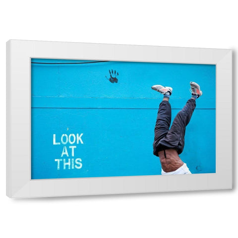 Look At This White Modern Wood Framed Art Print by Wride, Linda