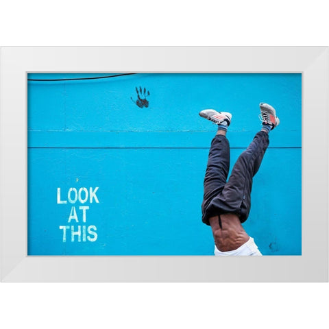 Look At This White Modern Wood Framed Art Print by Wride, Linda