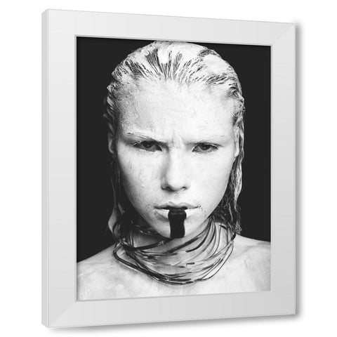 Artistique White Modern Wood Framed Art Print by Adrian, Simion