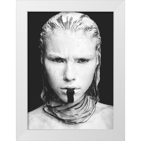 Artistique White Modern Wood Framed Art Print by Adrian, Simion