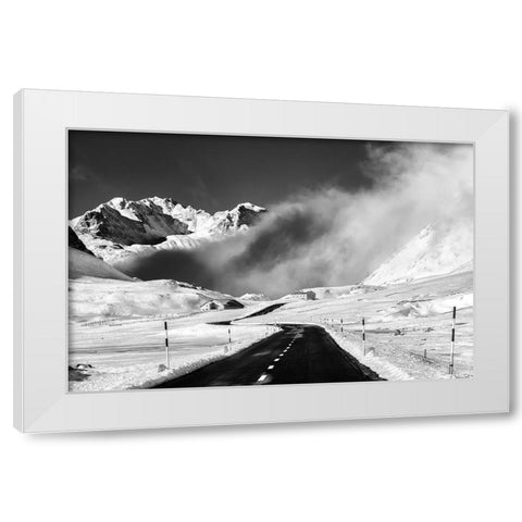 Venturing Into The Unknown White Modern Wood Framed Art Print by Costanzo, Alfredo