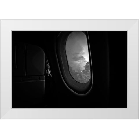 Bonding With God White Modern Wood Framed Art Print by Rozenzvig, Carmit