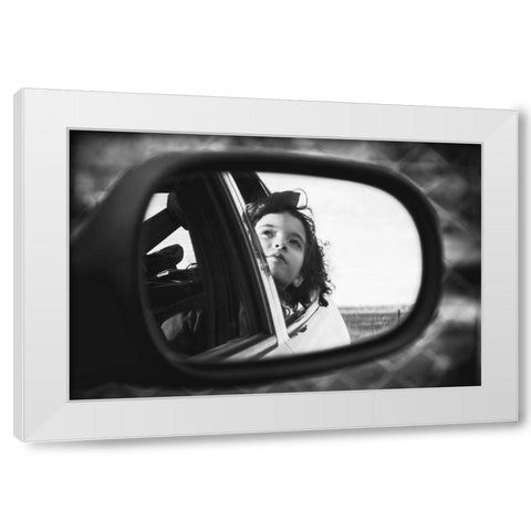 A Wild Desire White Modern Wood Framed Art Print by Mexia, Laura