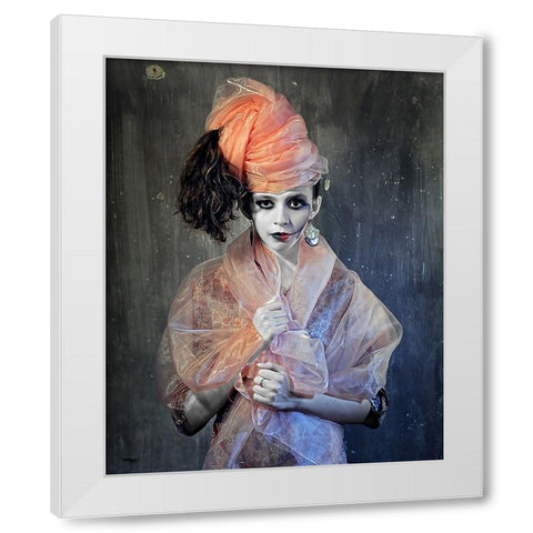The Witch White Modern Wood Framed Art Print by Salim-Bhayangkara, M.