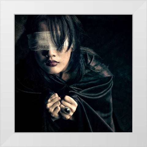Power White Modern Wood Framed Art Print by Sulistiawan, Hari