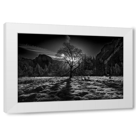 The Winter Spirit White Modern Wood Framed Art Print by Chenglu, Simon