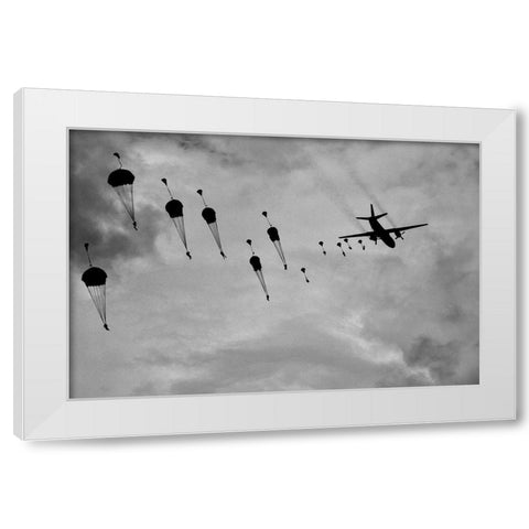 Go-Go-Go! White Modern Wood Framed Art Print by Rebro, Marcel