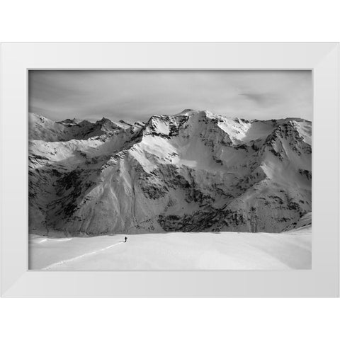 Writing Life Line White Modern Wood Framed Art Print by Svoboda Mqep, Peter