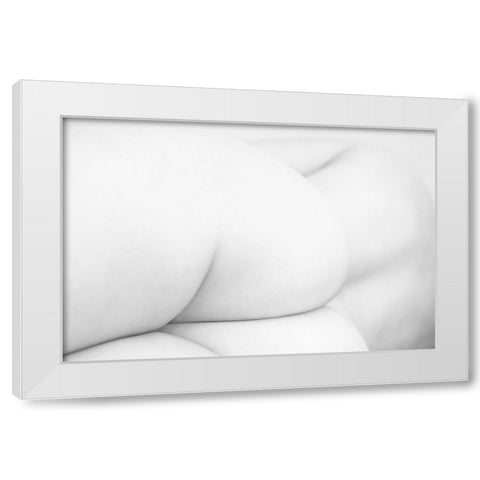 Snow White White Modern Wood Framed Art Print by P., Mato