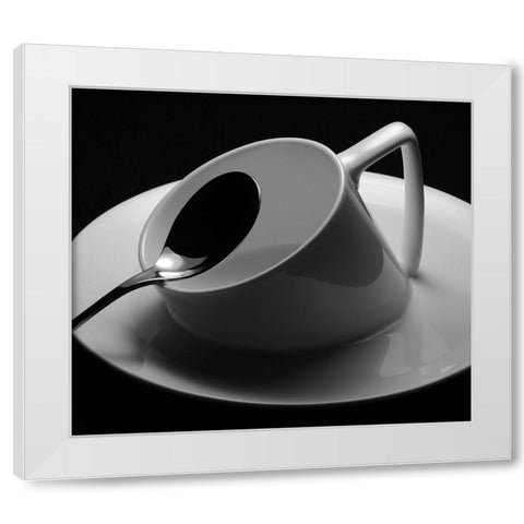 Sinking White Modern Wood Framed Art Print by Caballero, David