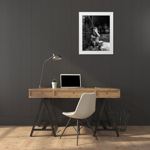 Puffffttt... White Modern Wood Framed Art Print by Kisworo, Sebastian