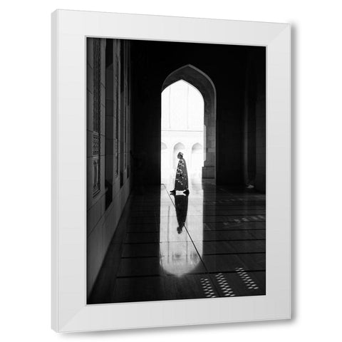 Light White Modern Wood Framed Art Print by Kravanja, Jure
