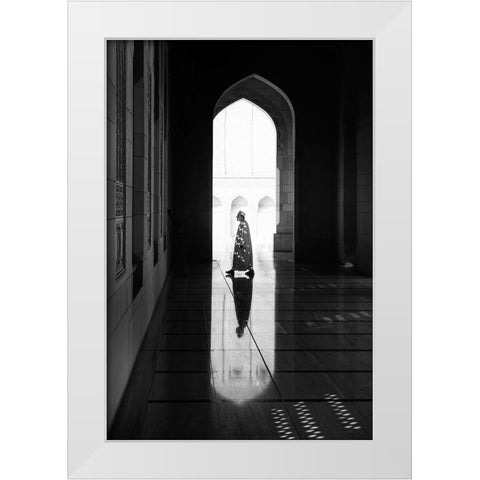 Light White Modern Wood Framed Art Print by Kravanja, Jure