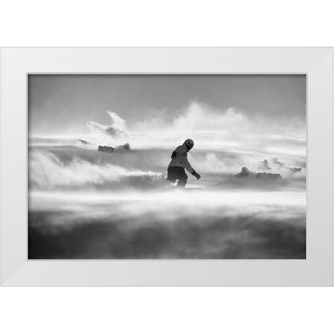 For Strong Only... White Modern Wood Framed Art Print by Svoboda MQEP, Peter