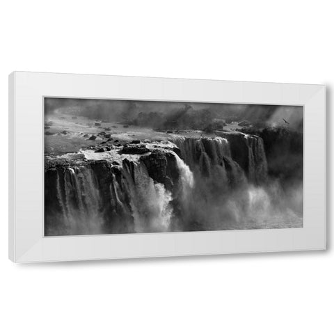 Demonstration Of Power White Modern Wood Framed Art Print by Zhang, Zan