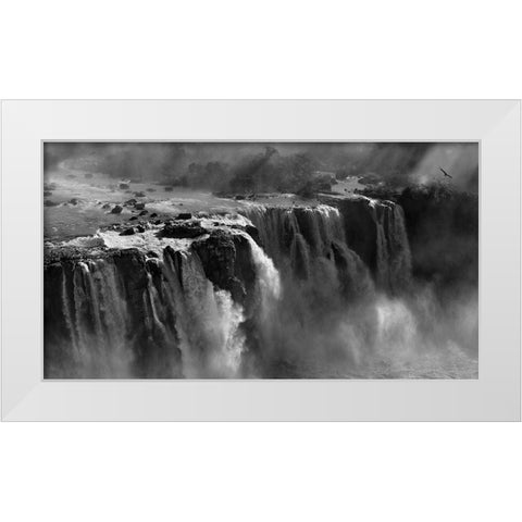 Demonstration Of Power White Modern Wood Framed Art Print by Zhang, Zan