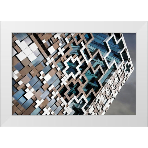 Xxx White Modern Wood Framed Art Print by Wride, Linda