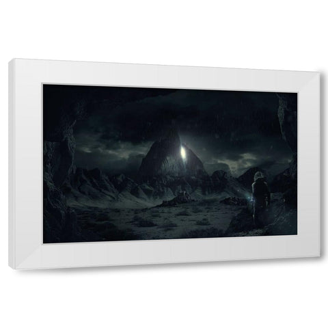 Apocalipto White Modern Wood Framed Art Print by Perez, Alvaro
