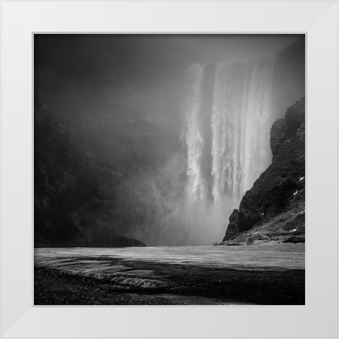 * * * White Modern Wood Framed Art Print by Loire, Herve