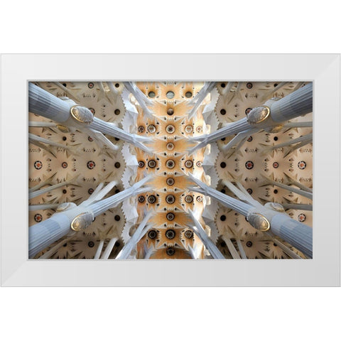 X White Modern Wood Framed Art Print by Koga, Hiroaki