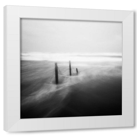 Appesi White Modern Wood Framed Art Print by Della Latta, Massimo