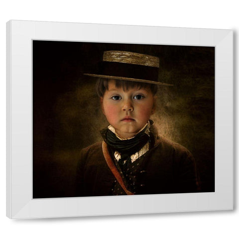 *** White Modern Wood Framed Art Print by Melik-Nubarova, Svetlana