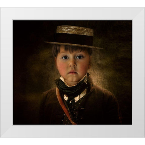 *** White Modern Wood Framed Art Print by Melik-Nubarova, Svetlana