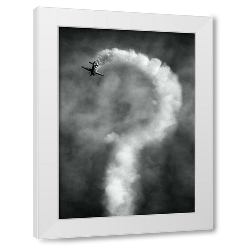Questions About This Manoeuvre?-Anyone?-No? White Modern Wood Framed Art Print by Reinders, Riekus