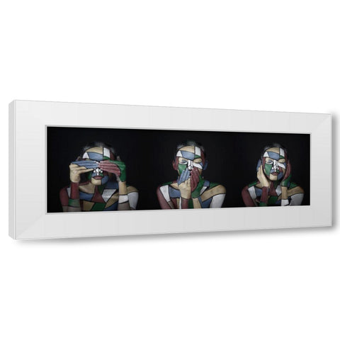 Limitation White Modern Wood Framed Art Print by Torinno, Gavin