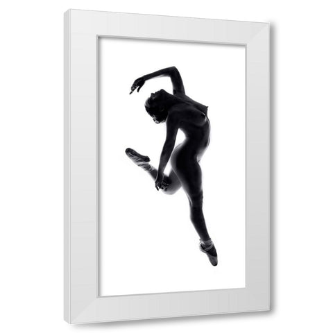 Fine Art Dance ... White Modern Wood Framed Art Print by Gali, Marcos