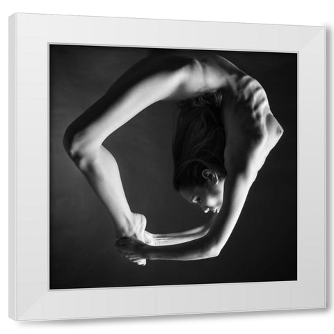 O White Modern Wood Framed Art Print by MagnusPhotos