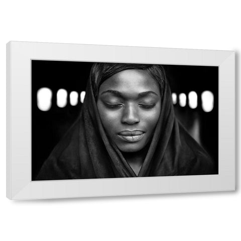Visions Of Tomorrow White Modern Wood Framed Art Print by Hur, Lars