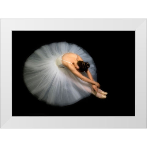Elegance White Modern Wood Framed Art Print by Pentony MA, Pauline
