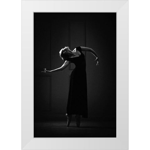 Untitled White Modern Wood Framed Art Print by Pilipchuk, Konstantin